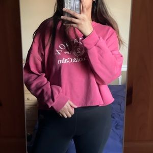 H&M Cropped oversized sweatshirt size XL